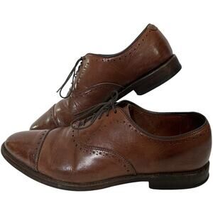 Allen Edmonds Park Avenue Men Size 8 D Chili Brown Dainite Sole Port Washington